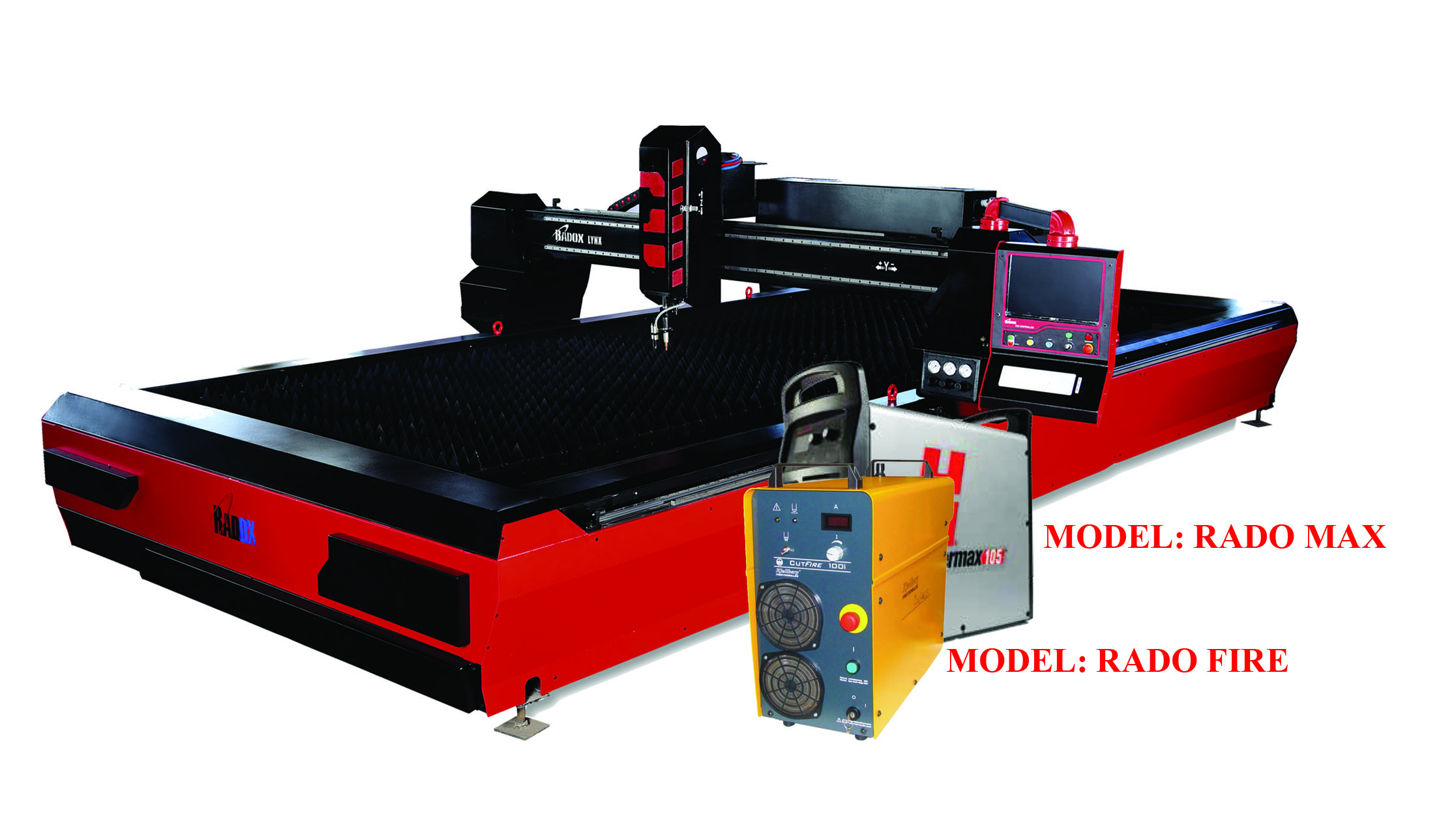 رادوکس - دستگاه CNC برش پلاسما RADO MAX 2*6